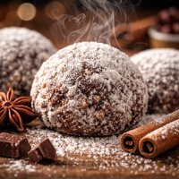 Mexican Chocolate Snowball Cookies