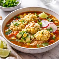 Mexican Corn Dumpling Soup