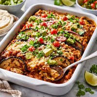 Mexican Eggplant Aubergine Casserole