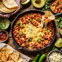 Mexican Flaming Cheese