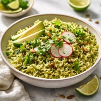 Mexican Green Rice Vegan