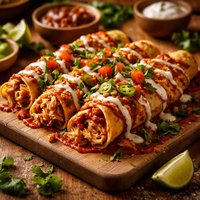 Mexican Grill Chicken Taquito Enchiladas