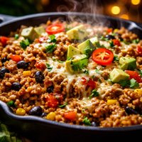 Mexican Ground Turkey Casserole