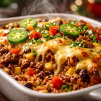 Mexican Hamburger Casserole