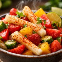 Mexican Jicama Fruit Salad