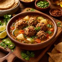Mexican Meatball Soup Albondigas