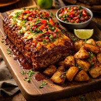 Mexican Meatloaf and Chipotle Potatoes