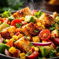 Mexican Panzanella Salad Cornbread Salad