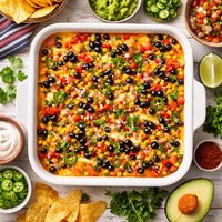 Mexican Party Dip Microwave