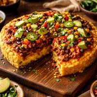 Mexican Polenta Pie