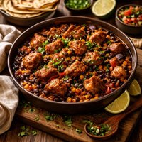 Mexican Pork and Black Beans