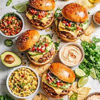 Mexican Pork Burgers