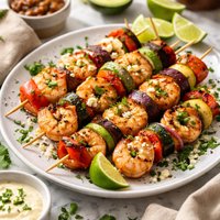 Mexican Prawn Shrimp Kebabs