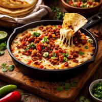 Mexican Queso Fundido or Mexican Fondue