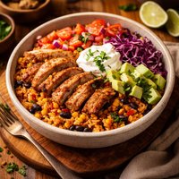 Mexican Rice Bowl with Chicken