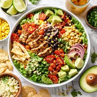 Mexican Salad with Honey Lime Dressing
