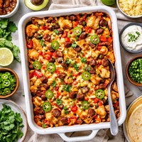 Mexican Sausage Strata