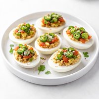 Mexican Slowboats Deviled Eggs