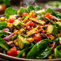 Mexican Spinach Salad
