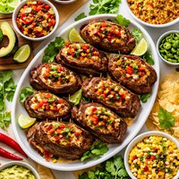 Mexican Stuffed Beef Fillets