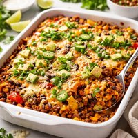 Mexican Stuffed Bell Pepper Casserole