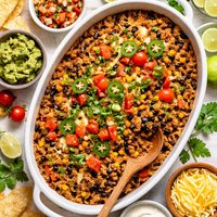Mexican Style Brown Rice Casserole