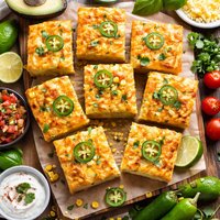 Mexican Style Cheese Cornbread