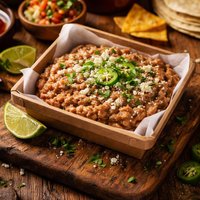 Mexican Take Out Frijoles Refritos Refried Beans