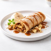 Mexican Tortilla Apple Strudel