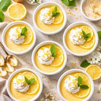 Meyer Lemon Custard Cups