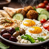 Mezze Breakfast Plate