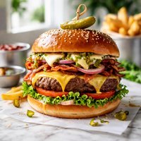 Miami Burger Bobby Flay