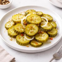Microwave Bread and Butter Pickles Sugar Free