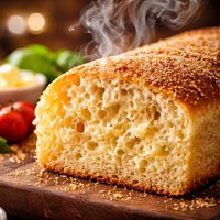 Microwave English Muffin Loaf