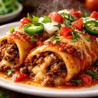 Microwave Mexican Manicotti