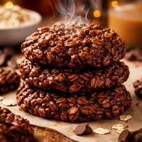 Microwave No Bake Chocolate Oatmeal Cookies