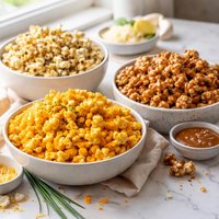 Microwave Popcorn Three Ways