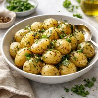 Microwave Potatoes with Herbs
