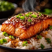 Microwave Teriyaki Salmon