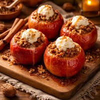 Microwaved Norwegian Baked Apples