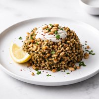 Middle Eastern Barley Lentil Rice Casserole