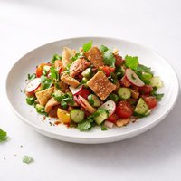 Middle Eastern Lebanese Fattoush Bread Salad