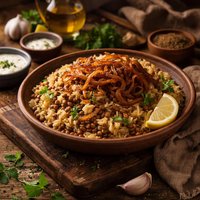 Middle Eastern Rice Lentils