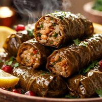 Middle Eastern Stuffed Grape Leaves Sort of