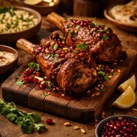 Middle Eastern Style Lamb Shanks
