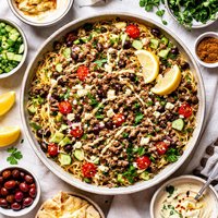 Middle Eastern Style Spaghetti Squash