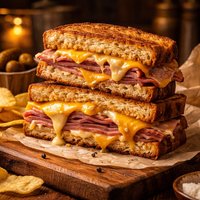 Midnight Ham and Cheese Melt