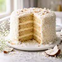 Mile High Coconut Cake