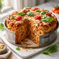 Mile High Spaghetti Pie