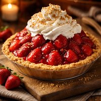 Mile High Strawberry Pie